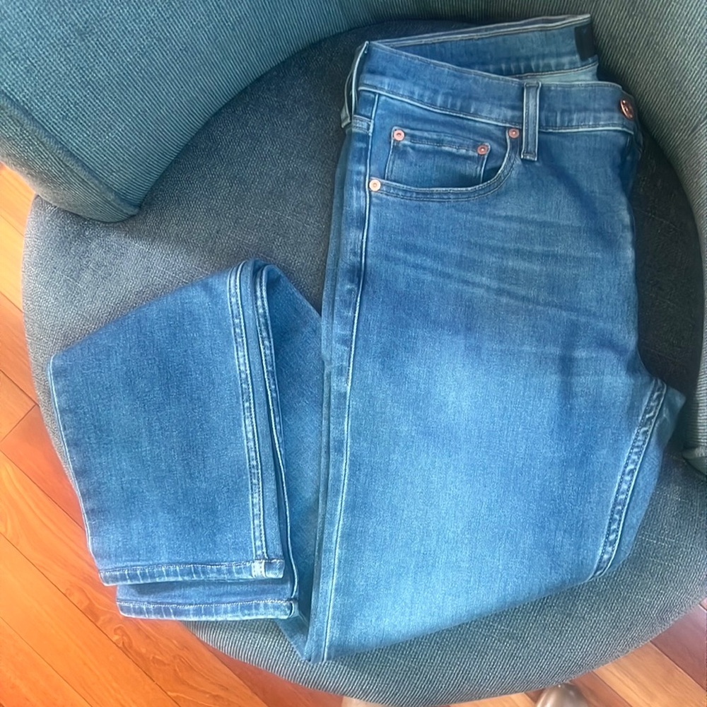 Paige Lennox Henry Men's Slim Fit Jeans in Blue Size 31 x 31 Custom Tailored
